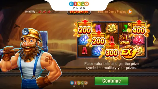 Gold Rush Loading Page