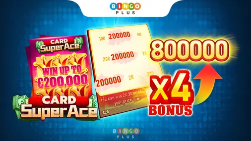 Super Ace Card 4x Bonus - Win Up to ₱80,000