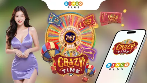 Crazy Time Game on BingoPlus APP
